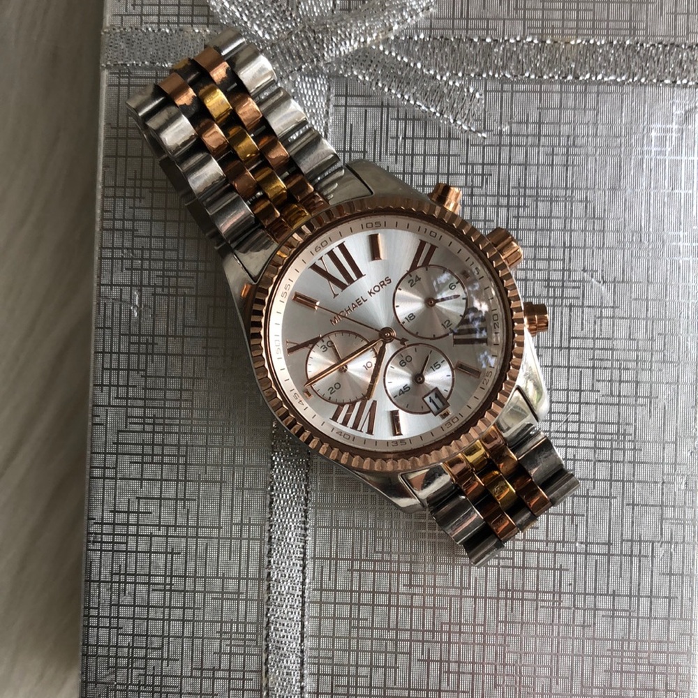 Michael Kors Women’s Two-Tone Stainless Steel Lexington Watch